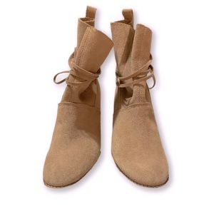 Women's Brown Suede Tom Booties size 6